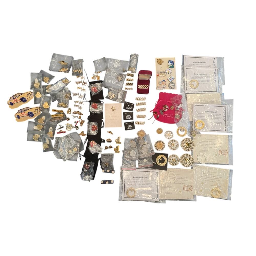 Mary Kay Bundle of (90+) Pins and Brooches Sales Consultant Merch